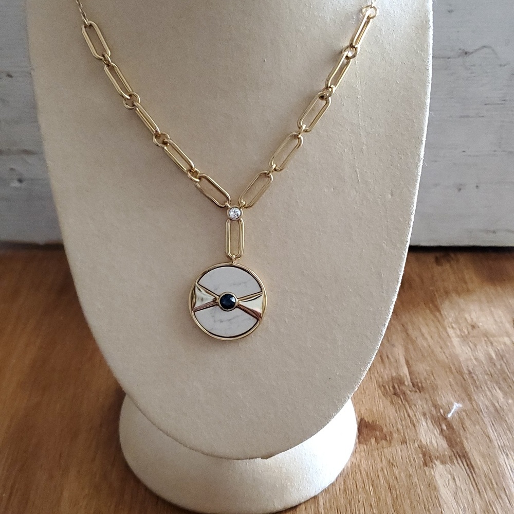 Vince Camuto marble necklace